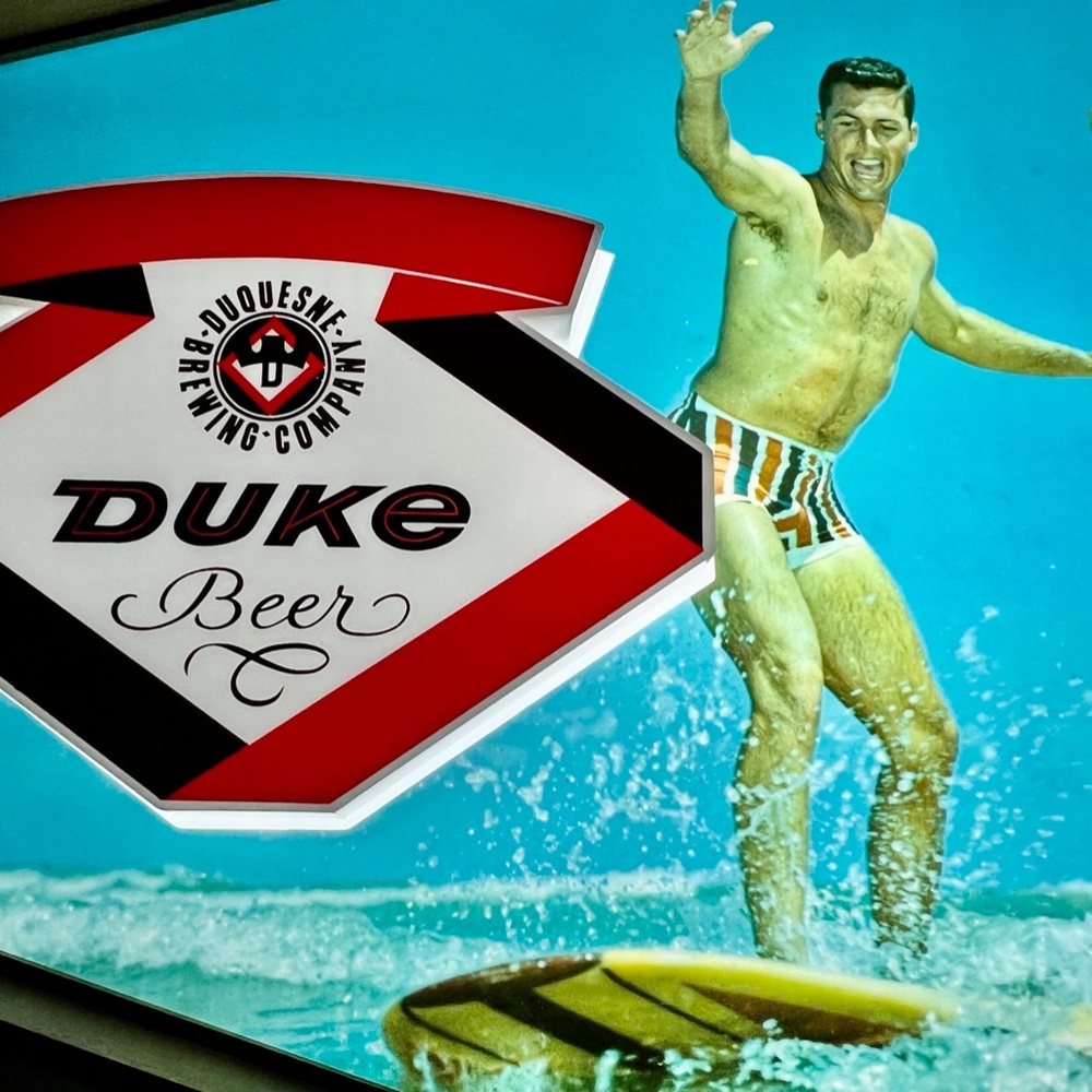Duke Illuminated Transparency Sign Surfer Motif - Picture 4 of 11